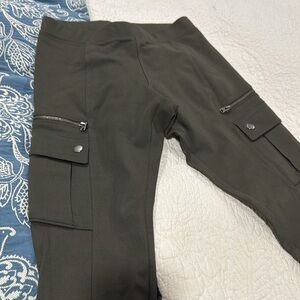 Express Olive Cargo Pants